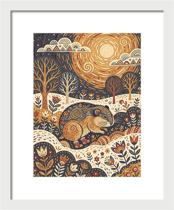 Lemming Folk In Nature