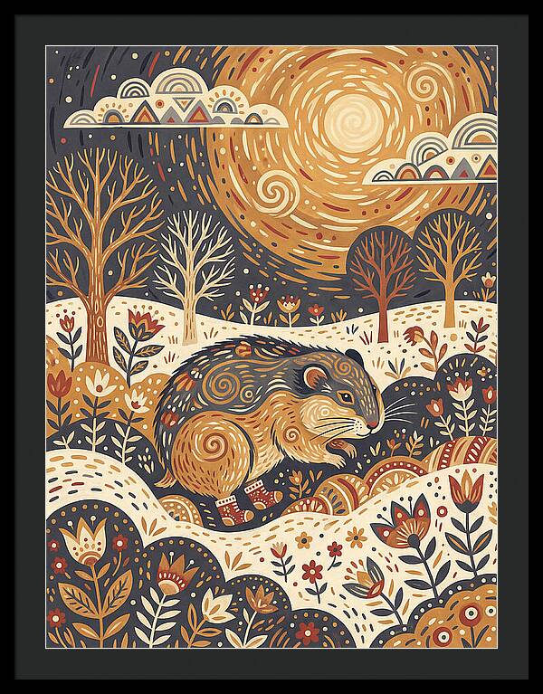 Lemming Folk In Nature