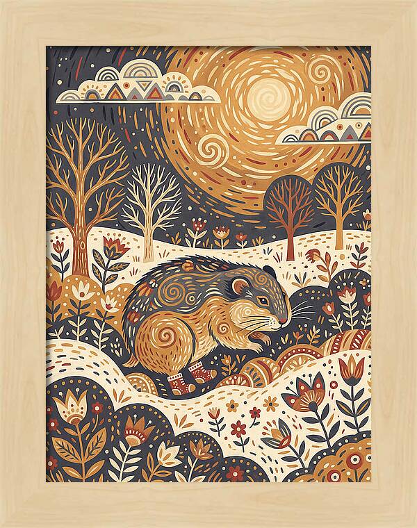 Lemming Folk In Nature