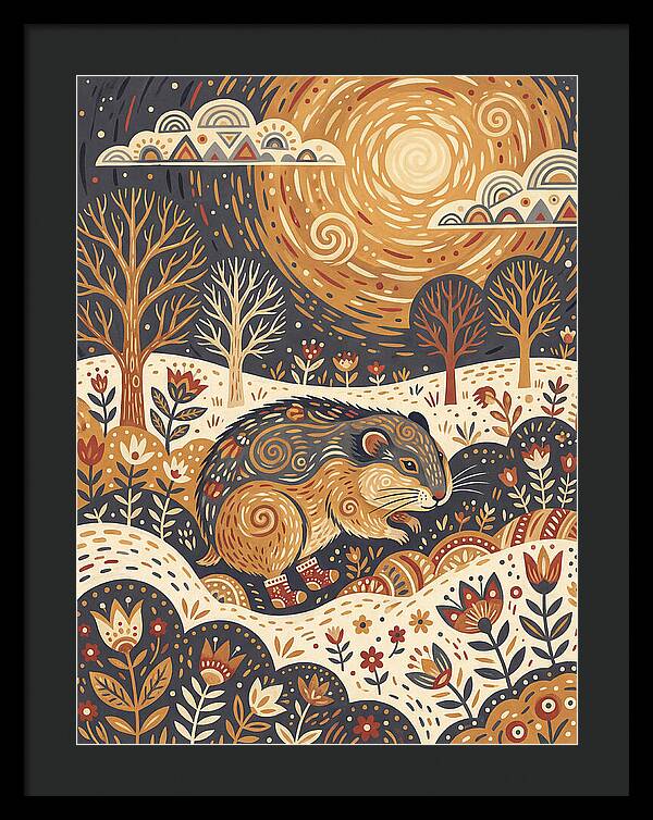 Lemming Folk In Nature