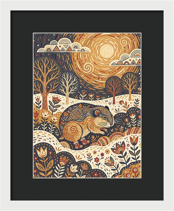 Lemming Folk In Nature