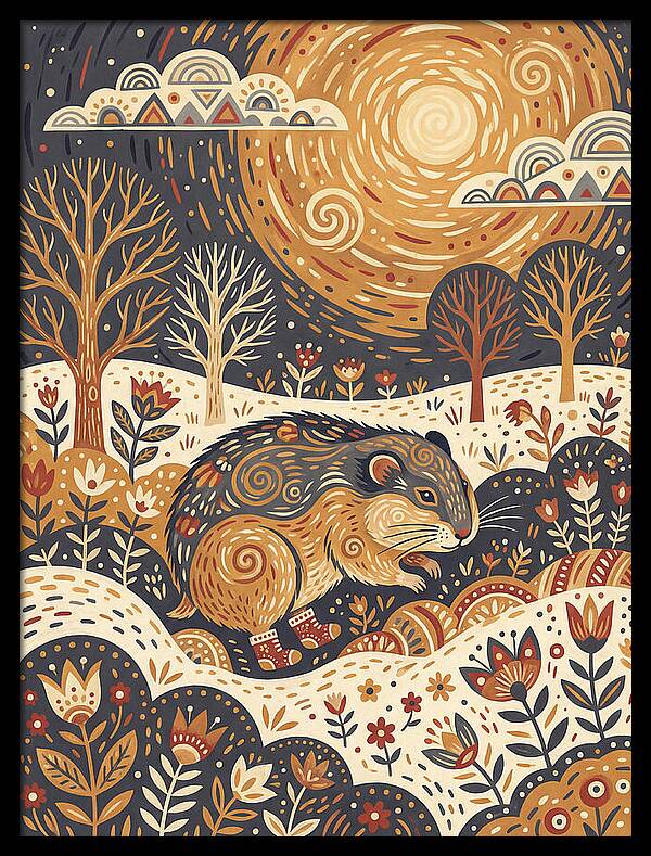 Lemming Folk In Nature