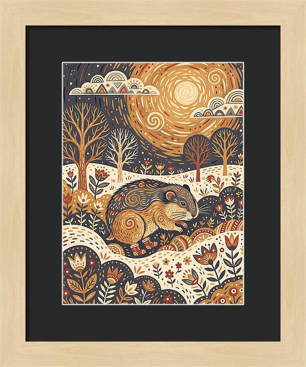 Lemming Folk In Nature