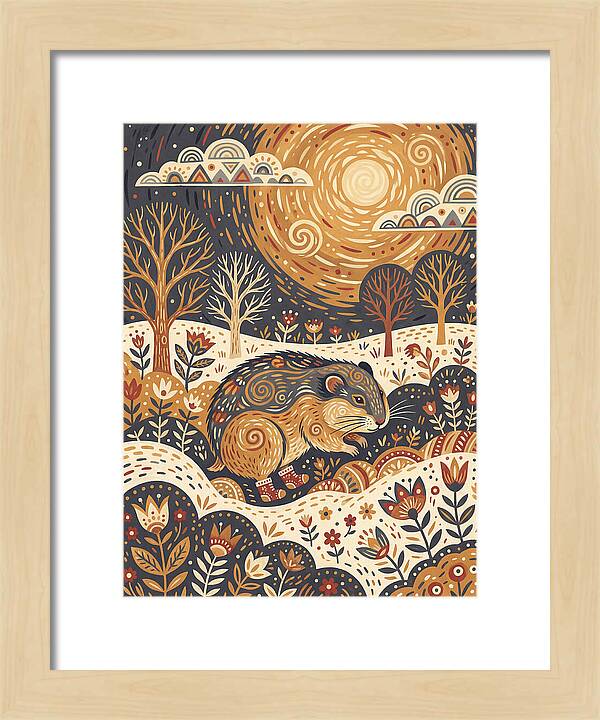 Lemming Folk In Nature