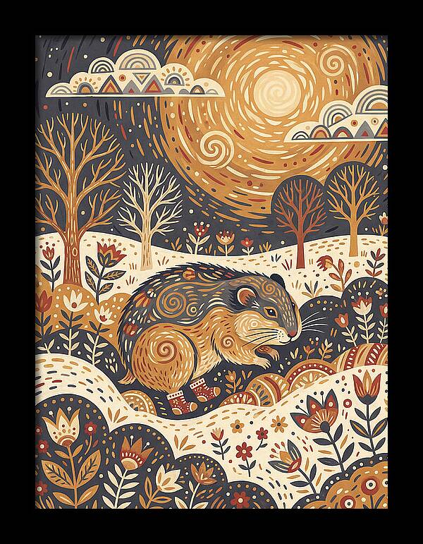 Lemming Folk In Nature