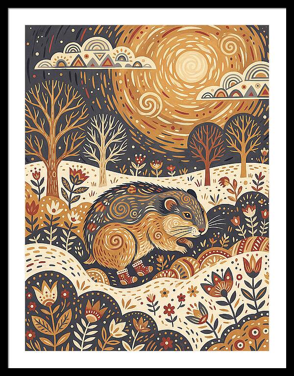 Lemming Folk In Nature