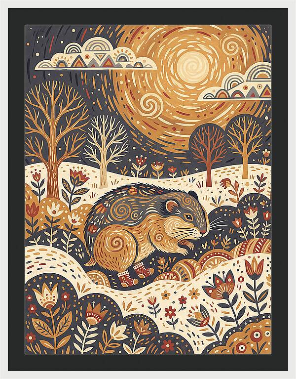 Lemming Folk In Nature