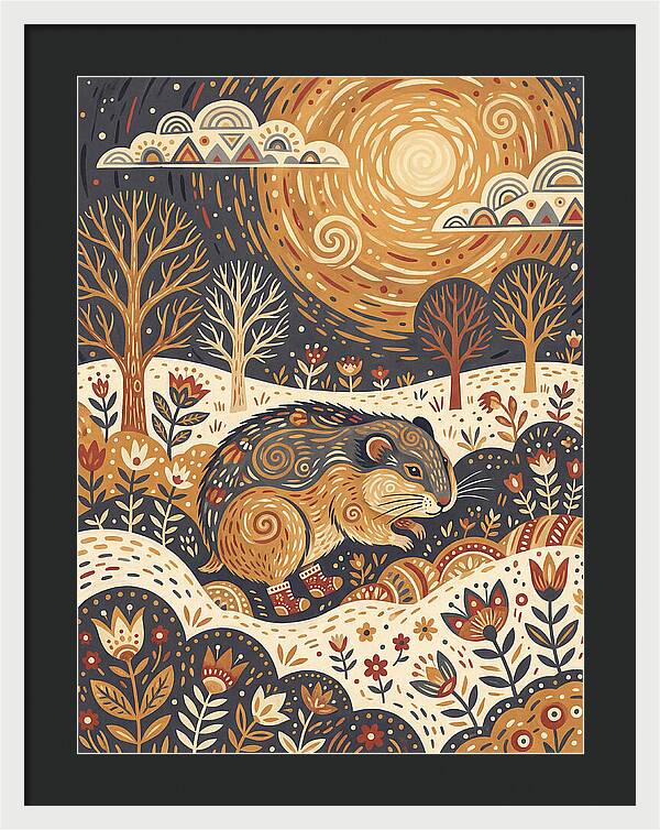 Lemming Folk In Nature