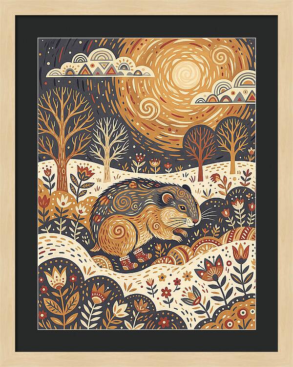 Lemming Folk In Nature