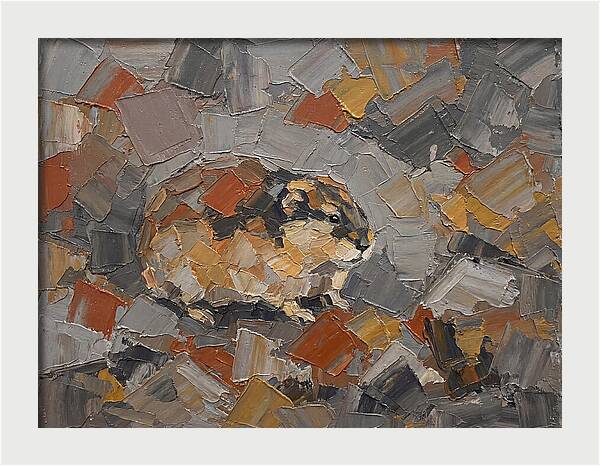Lemming In Abstract Palette