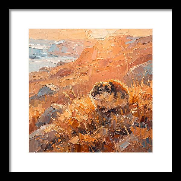 Lemming In Golden Light