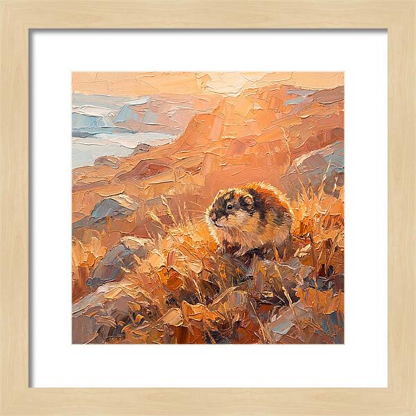 Lemming In Golden Light