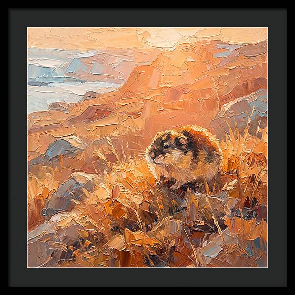 Lemming In Golden Light