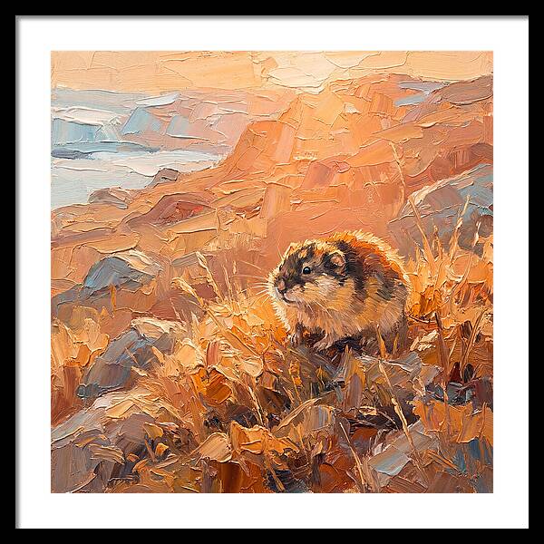 Lemming In Golden Light