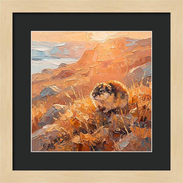 Lemming In Golden Light