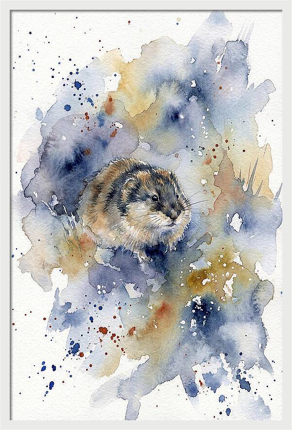 Lemming In Watercolor Splendor