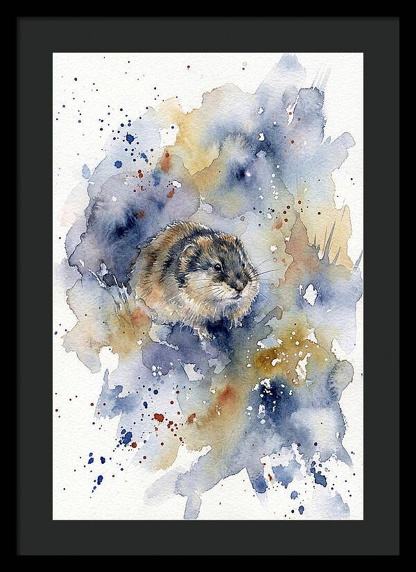 Lemming In Watercolor Splendor
