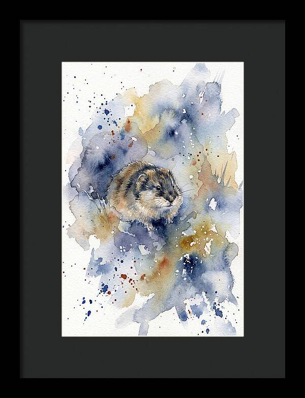 Lemming In Watercolor Splendor