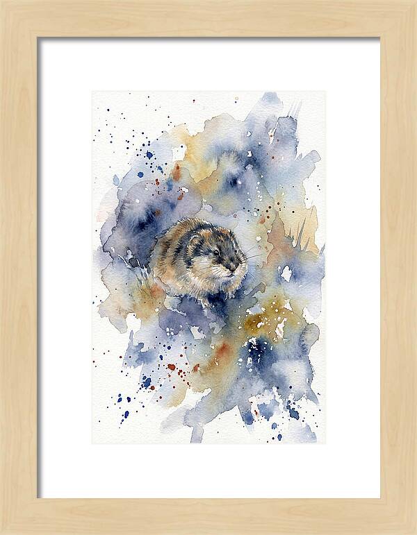 Lemming In Watercolor Splendor