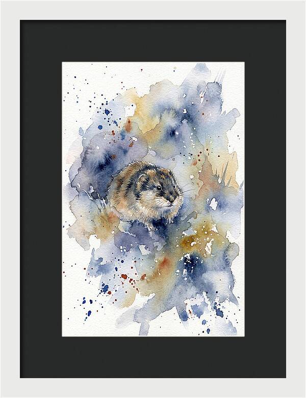 Lemming In Watercolor Splendor