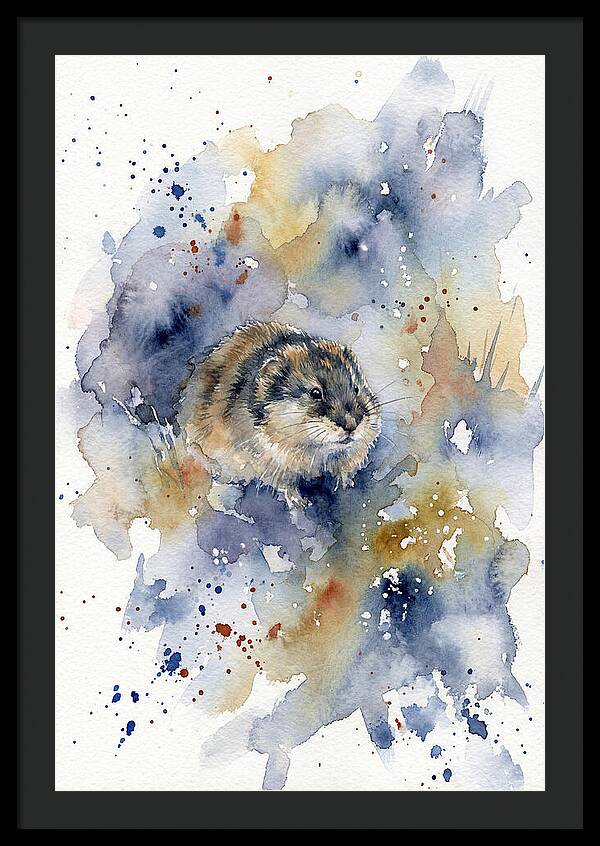 Lemming In Watercolor Splendor