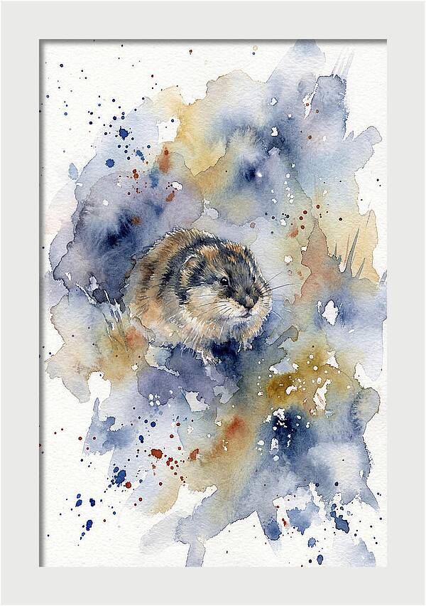 Lemming In Watercolor Splendor