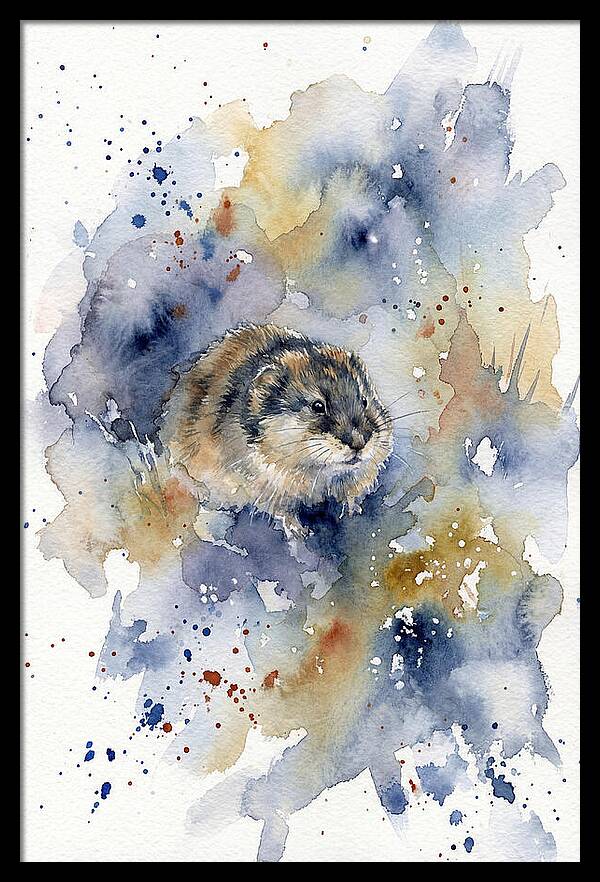 Lemming In Watercolor Splendor
