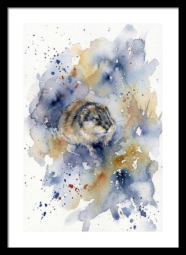 Lemming In Watercolor Splendor