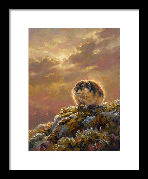 Lemming On A Rock