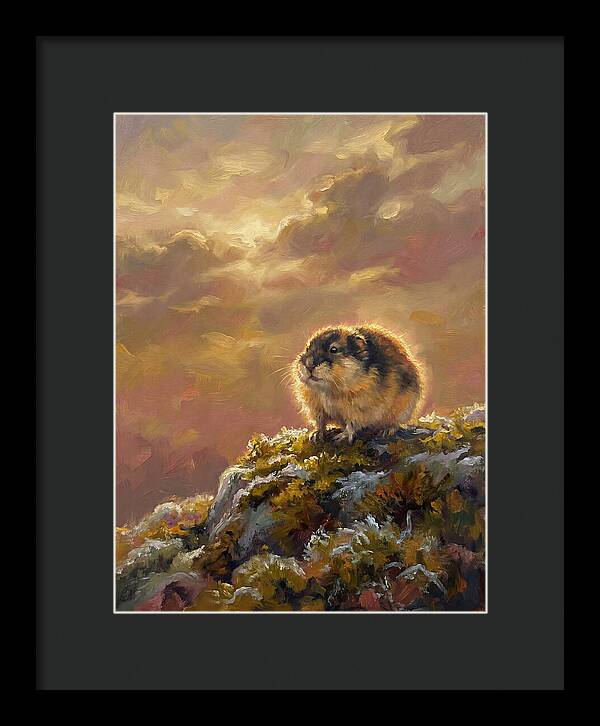 Lemming On A Rock