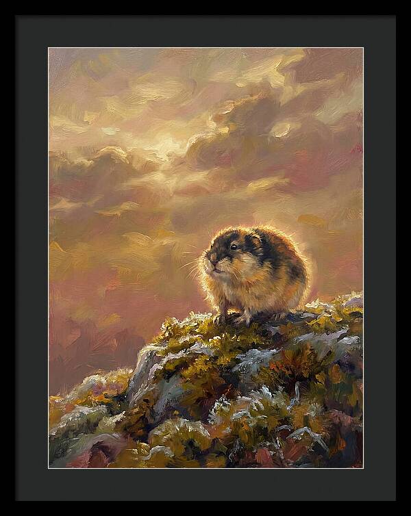 Lemming On A Rock