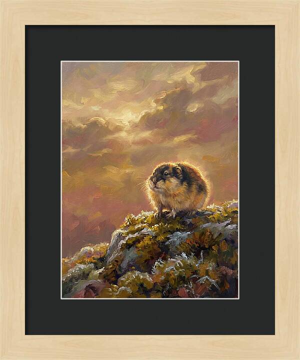 Lemming On A Rock