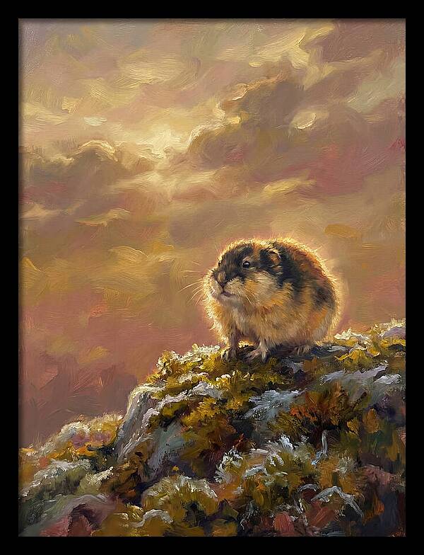 Lemming On A Rock
