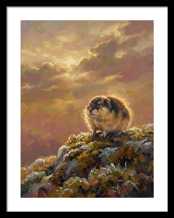 Lemming On A Rock