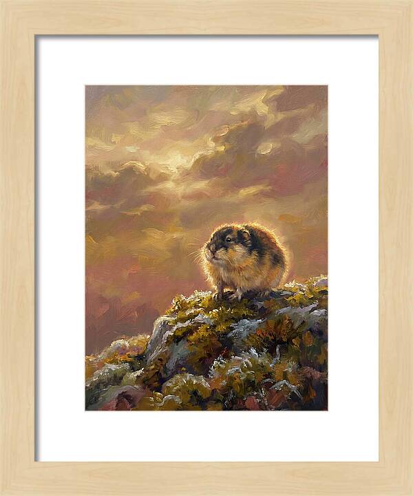 Lemming On A Rock