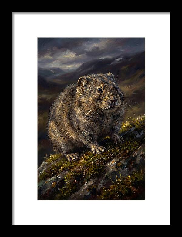 Lemming On A Rocky Outcrop