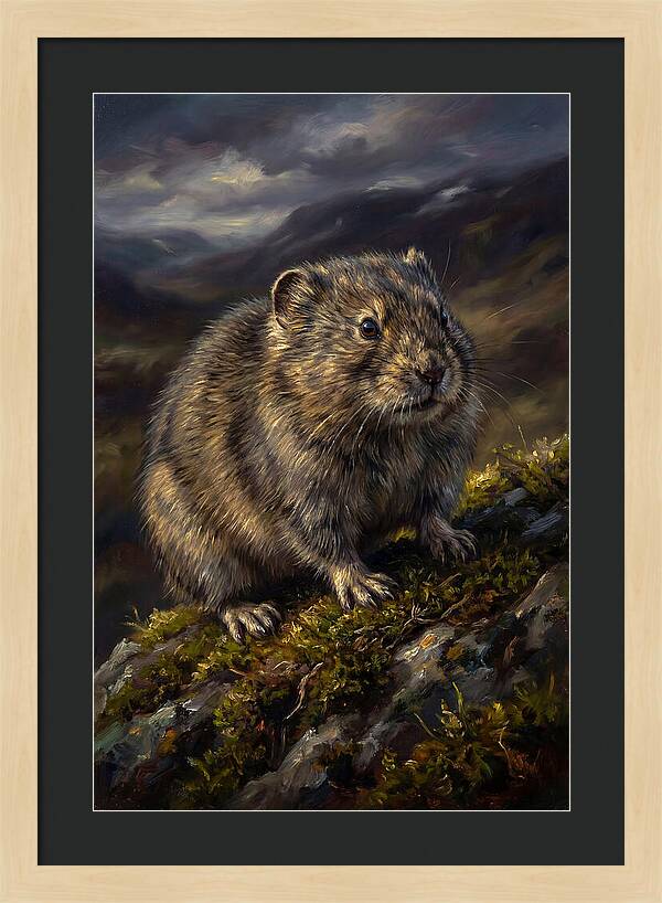 Lemming On A Rocky Outcrop
