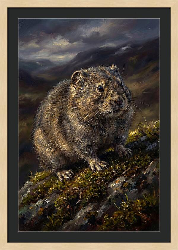Lemming On A Rocky Outcrop
