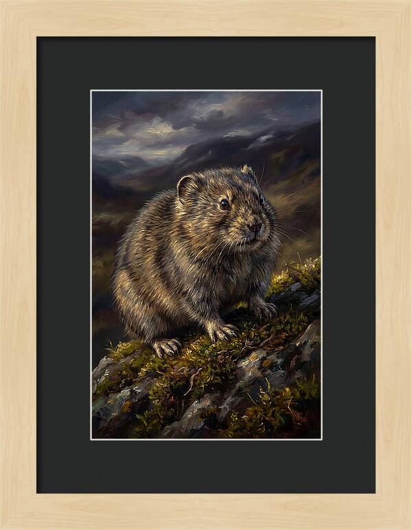 Lemming On A Rocky Outcrop