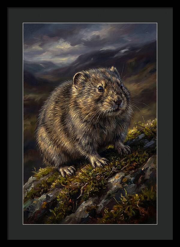 Lemming On A Rocky Outcrop