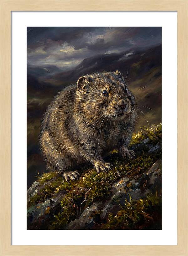 Lemming On A Rocky Outcrop