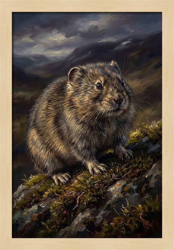 Lemming On A Rocky Outcrop