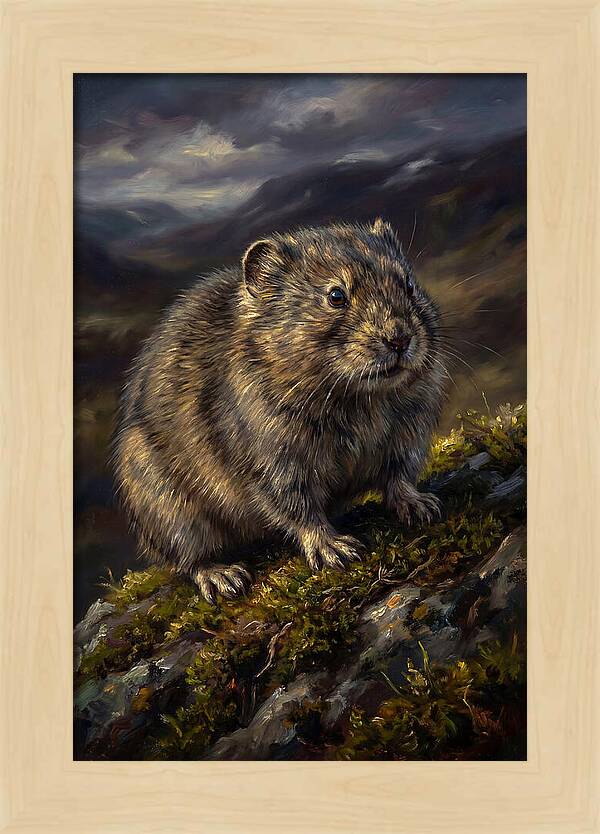 Lemming On A Rocky Outcrop