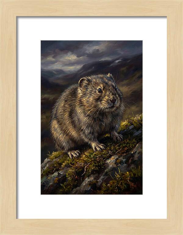 Lemming On A Rocky Outcrop