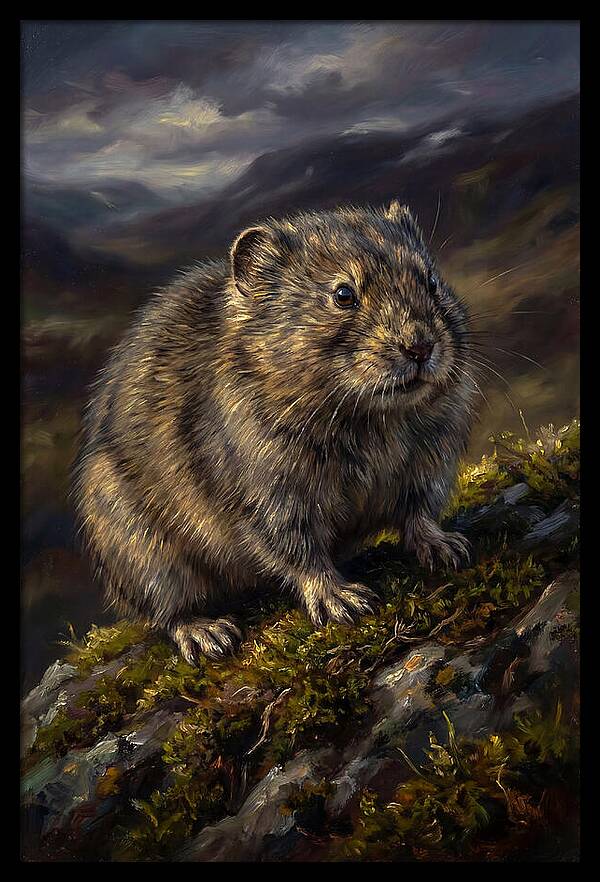 Lemming On A Rocky Outcrop
