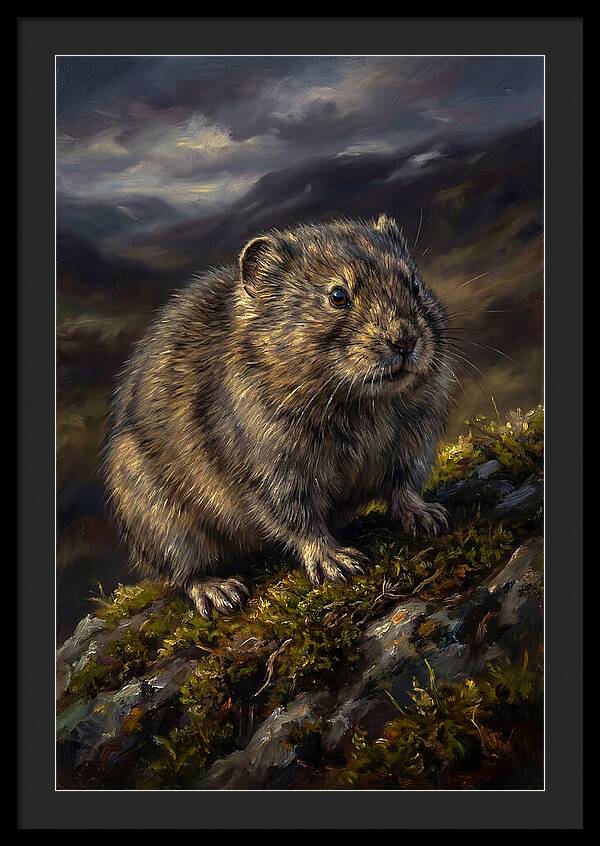 Lemming On A Rocky Outcrop
