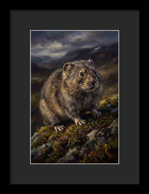Lemming On A Rocky Outcrop