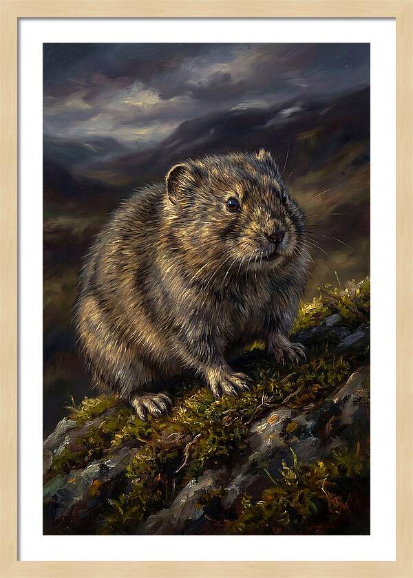 Lemming On A Rocky Outcrop