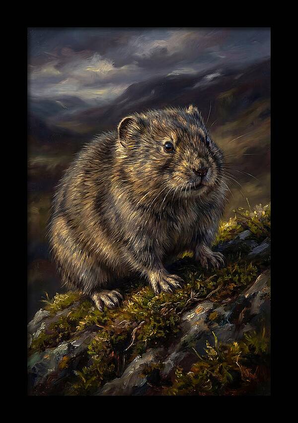 Lemming On A Rocky Outcrop