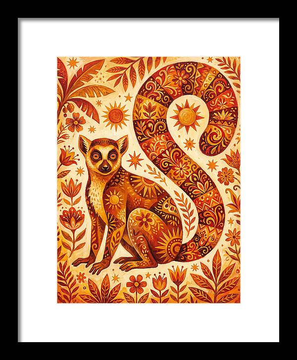 Lemur Folk Art